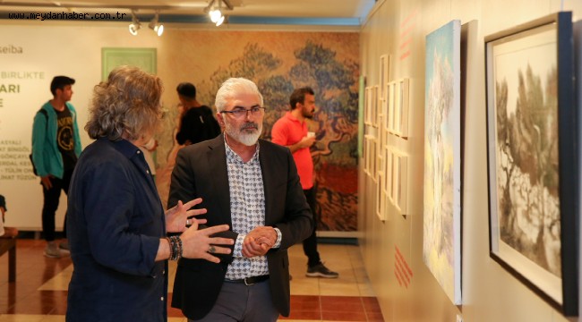 "VINCENT VAN GOGH İLE BİRLİKTE ZEYTİN AĞAÇLARI GÖLGESİNDE" AKSM'DE