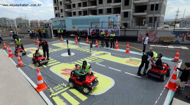 Yenimahalleli miniklere trafik eğitimi