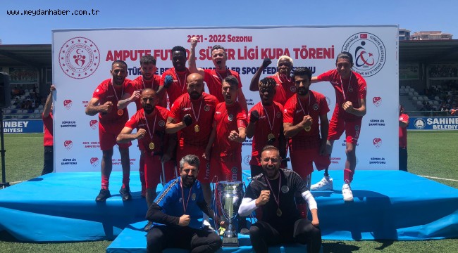 2021-2022 Ampute Futbol Süper Ligi şampiyonu Etimesgut Belediyesi oldu