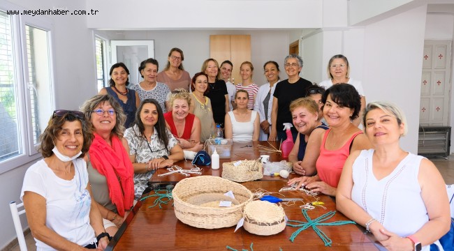 AYVALIK'TA SEPET ÖRME GELENEĞİ YENİDEN HAYAT BULDU