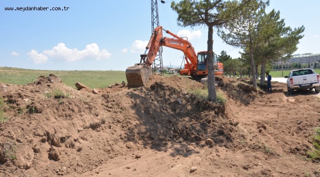 BAŞKAN DR. MUSTAFA ÇÖL HÜDAİ KAPLICALARINDAKİ BİSİKLET VE YÜRÜYÜŞ YOLU ÇALIŞMALARINI İNCELEDİ