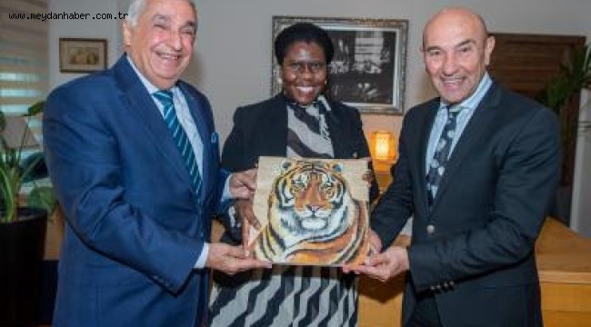 Başkan Soyer Güney Afrika Büyükelçisi'ni ağırladı