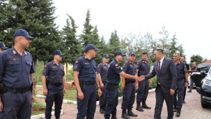 BAŞKAN YILMAZ'DAN JANDARMA KOMUTANLIĞI'NA ZİYARET