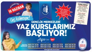 Belediyenin yaz kurslarına kayıtlar 18 Haziranda başlıyor