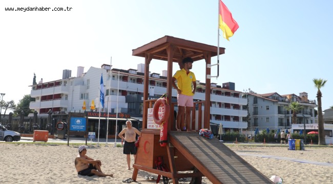 BURHANİYE PLAJLARINDA CANKURTARANLAR GÖREVE BAŞLADI
