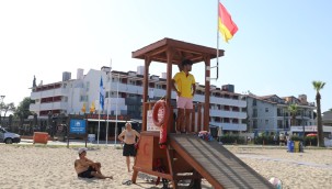 BURHANİYE PLAJLARINDA CANKURTARANLAR GÖREVE BAŞLADI