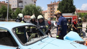Çankırı İtfaiyesi Hayat Kurtaran Eğitimden Geçti