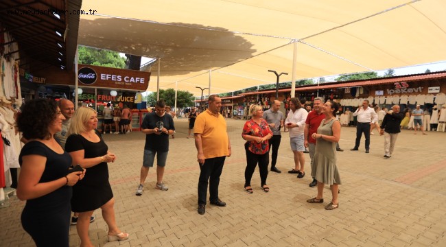 EFES ALT KAPI ESNAFINDAN BAŞKAN CERİTOĞLU SENGEL'E TEŞEKKÜR