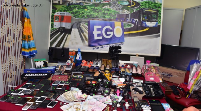 EGO TOPLU TAŞIMA ARAÇLARINDA UNUTULAN EŞYALARI SATIŞA ÇIKARIYOR