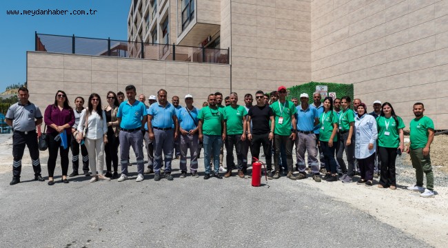 EXPO PERSONELİNE YANGIN EĞİTİMİ VERİLDİ