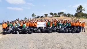 FOÇA İNGİLİZ BURNUNDA ÇEVRE TEMİZLİĞİ