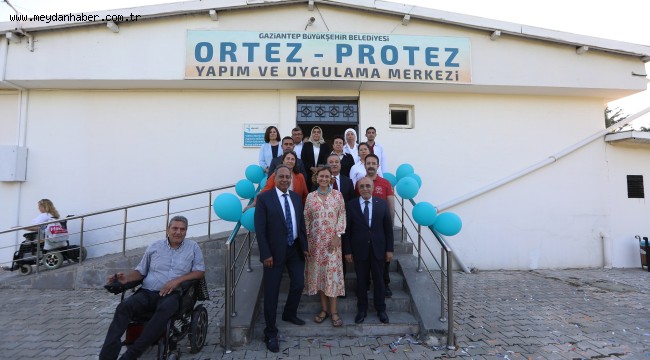 GAZİANTEP BÜYÜKŞEHİR'İN ORTEZ-PROTEZ YAPIM VE UYGULAMA MERKEZİ AÇILDI