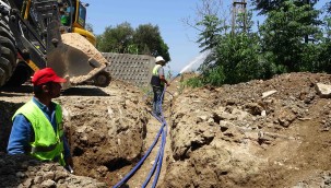 HARBİYE'DE SAĞLIKLI SU İLETİMİ İÇİN ÇALIŞMALAR SÜRÜYOR