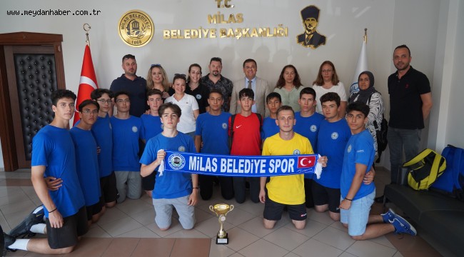 HENTBOLCULARDAN BAŞKAN TOKATA ZİYARET