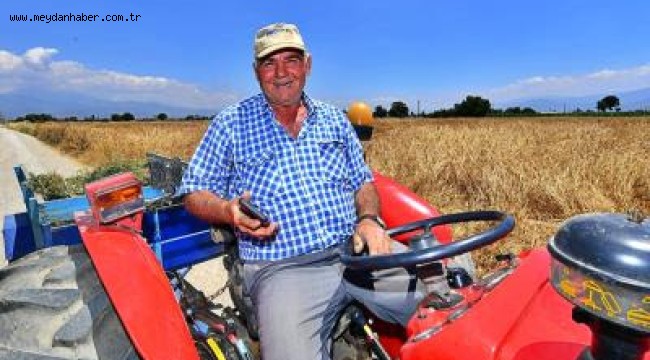 İzmir'de karakılçık buğdayı eken üreticinin yüzü güldü