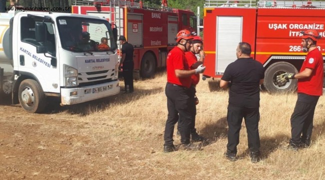   Kartal Belediyesi Ekiplerinin Marmaris'teki Yangınla Mücadelesi Sürüyor