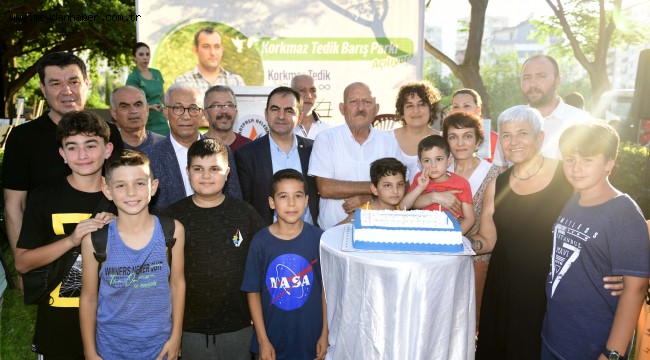 Korkmaz Tedik Barış Parkı açıldı