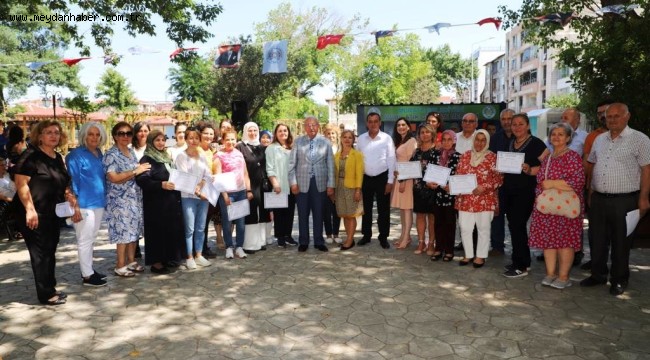 MURATLI İLÇESİ TEMEK YILSONU SERGİSİ VE SERTİFİKA TÖRENİ GERÇEKLEŞTİ