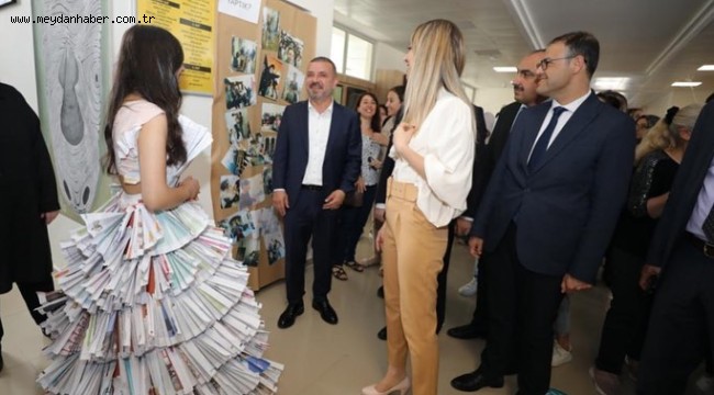 SİNCAN'DA SIFIR ATIK SANATA DÖNÜŞTÜ