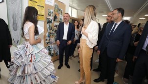 SİNCAN'DA SIFIR ATIK SANATA DÖNÜŞTÜ