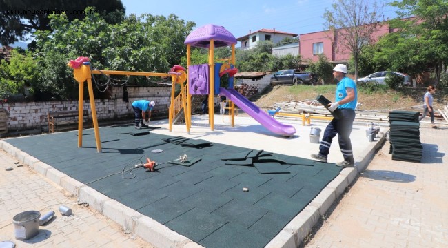 Turgutlu Belediyesi Park ve Bahçeler Müdürlüğü Ekipleri İşbaşında