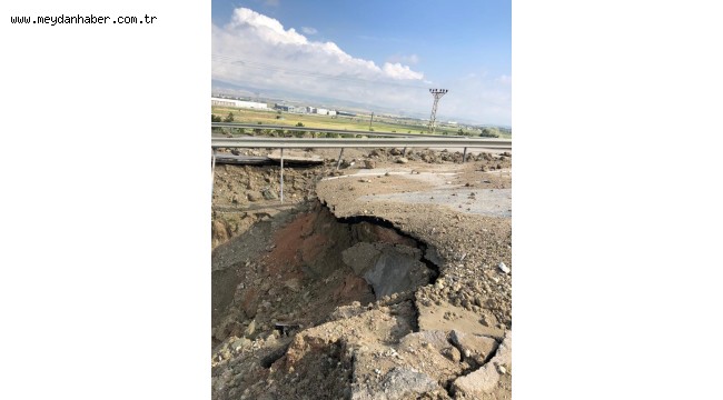 YOĞUN YAĞIŞLA ÇAMLIDERE BARAJI 1 NO.LU İSALE HATTI ZARAR GÖRDÜ