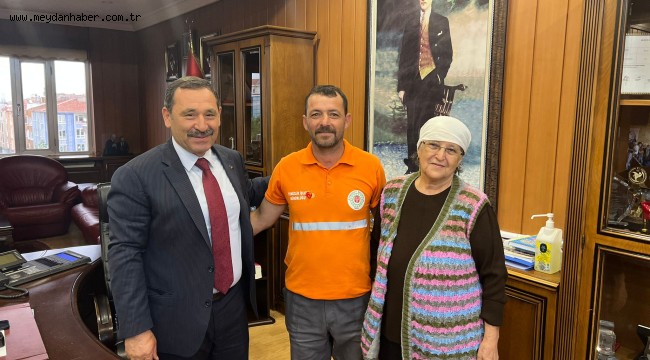  ETİMESGUT BELEDİYESİ İŞÇİSİNDEN ÖRNEK DAVRANIŞ