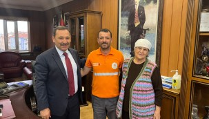  ETİMESGUT BELEDİYESİ İŞÇİSİNDEN ÖRNEK DAVRANIŞ