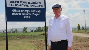 Karacahöyük Mahallesine GES'li çeşme