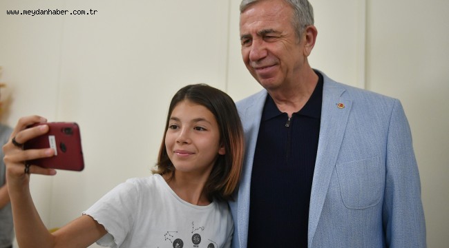 MANSUR YAVAŞ BAŞKENTLİ ÇOCUKLARA KAPILARINI AÇAN KESİKKÖPRÜ YAZ KAMPI'NI ZİYARET ETTİ