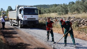 Yerkesik Dağdibi Bağlantı Yolunda Asfaltlama Çalışması Yapıldı