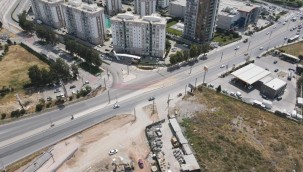 Cahar Dudayev Bulvarı'nda trafik düzenlemesi Çiğli Tramvayı Karşıyaka ile birleşiyor