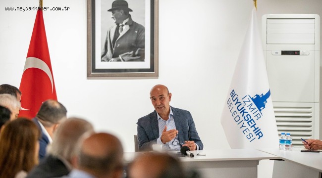 İzmir Konfederasyonu üyelerinden Başkan Soyer'e ziyaret 