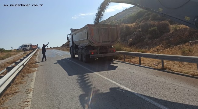 Karaburun'un can damarı Yeniliman yolu sil baştan