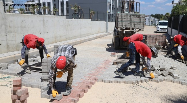 Menderes Belediyesi'nden Görece'de yol yapım seferberliği