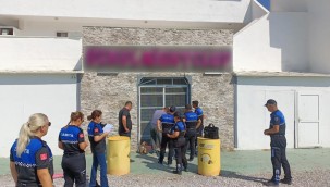 MİLAS BELEDİYESİ OLAYLI MEKANI MÜHÜRLEDİ