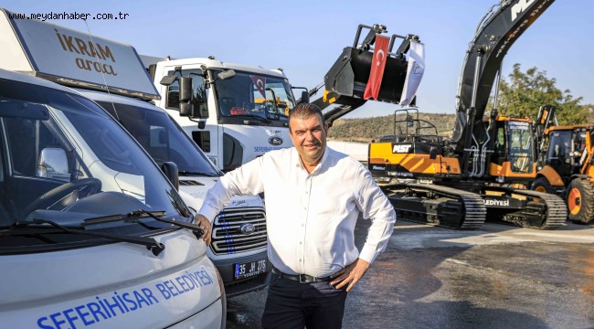 Seferihisar Belediyesi araç filosu güçleniyor