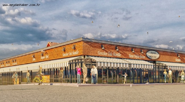 60 YILLIK ANAFARTALAR BELEDİYE ÇARŞISI YENİLENİYOR