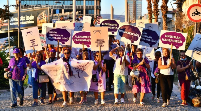 Alzheimer hastalığına dikkat çekmek için yürüdüler
