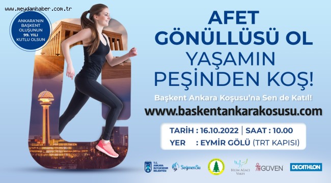 ANKARA'NIN BAŞKENT OLUŞUNUN 99. YILI ANISINA KOŞU