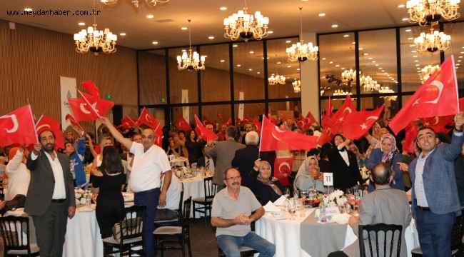 GAZİLER VE ŞEHİT YAKINLARI ÇANKAYA'DA BULUŞTU