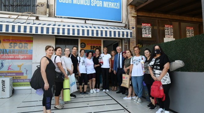 Karabağlar'da kadınlardan spor kurslarına yoğun ilgi