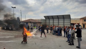 Mamak Belediyesi'nde Yangın Eğitimi