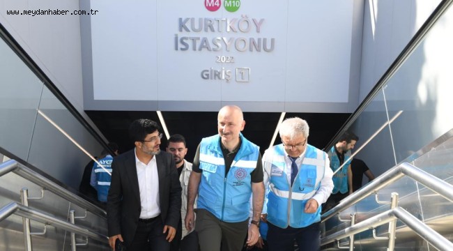 SABİHA GÖKÇEN HAVALİMANI METRO HATTI'NIN AÇILIŞINA SAATLER KALDI