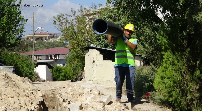 YENİ MESKENLERİN ALTYAPI İHTİYACI KARŞILANIYOR