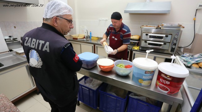 Zabıta ekipleri okul kantinlerini denetledi