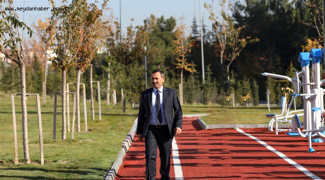 14 PARK 100 BİN METRE KARE YEŞİL ALAN