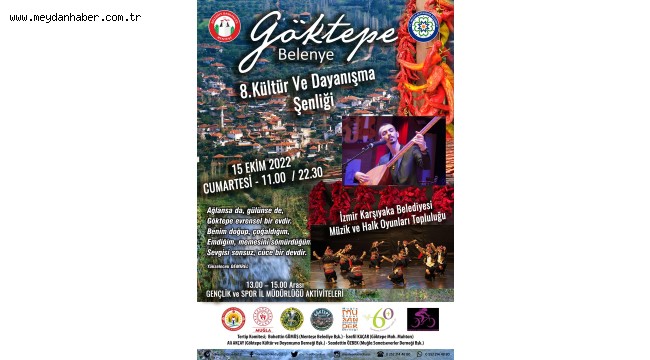 8. GÖKTEPE (BELENYE) KÜLTÜR VE DAYANIŞMA ŞENLİĞİ BAŞLIYOR