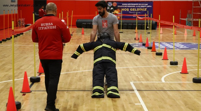 Alev savaşçısı olmak için ter döktüler