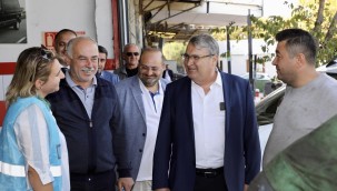 BAŞKAN ÇERÇİ KÜÇÜK SANAYİ ESNAFI İLE BULUŞTU